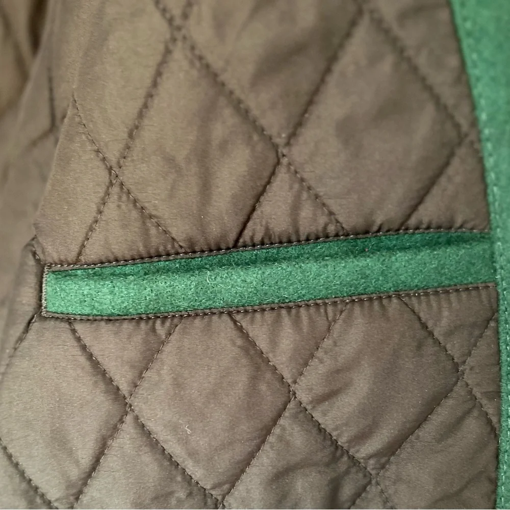 MEN’S LEVI’S SILVERTAB BAGGY BOMBER JACKET GREEN AND WHITE - Picture 11 of 12